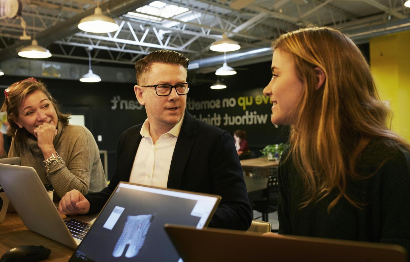 Analytics workspace showing real business data visualization